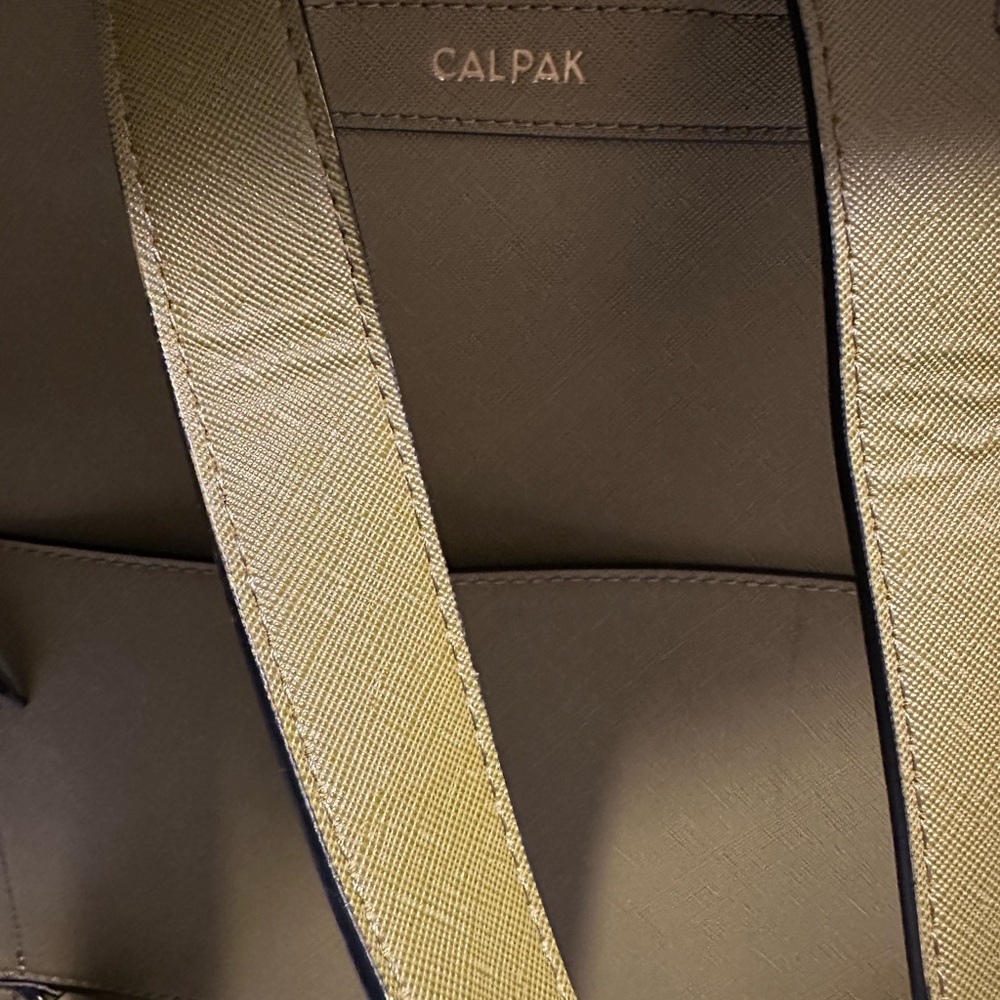 Calpak Khaki Backpack with Braided Accents - Picture 4 of 6